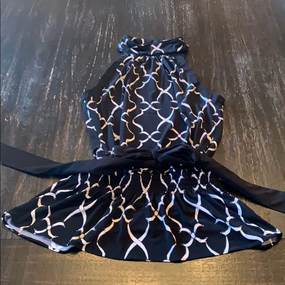 White house black market sleeveless dress blouse!